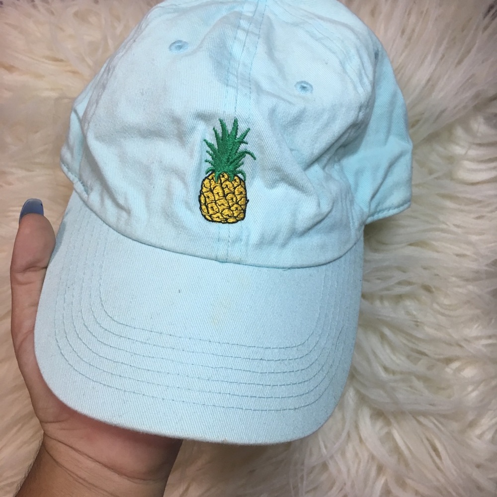 TEAL PINEAPPLE CAP